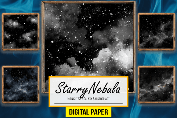 Download Midnight Sky Galaxy Backdrop Art Designs - Sign Collection