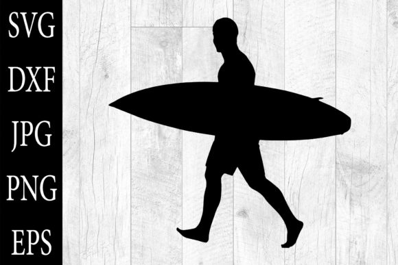 Download Surfer Silhouettes Surfer SVG EPS PNG - Silhouette Collection