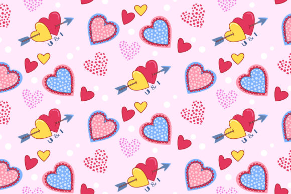 Download Heart Shape Design on Pink Background. - Sign Collection