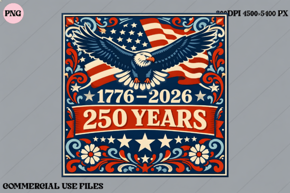 Download USA 250 Years Eagle Flag Graphic Design - Sign Collection
