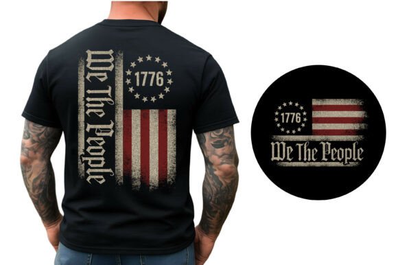 Download We the People 1776 American Flag Design - Sign Collection