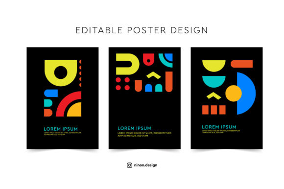 Download Trendy Art, Colorful Poster Template. - Template Collection