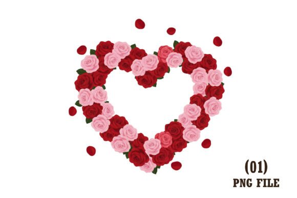 Download Floral Heart Shape Design - Sign Collection