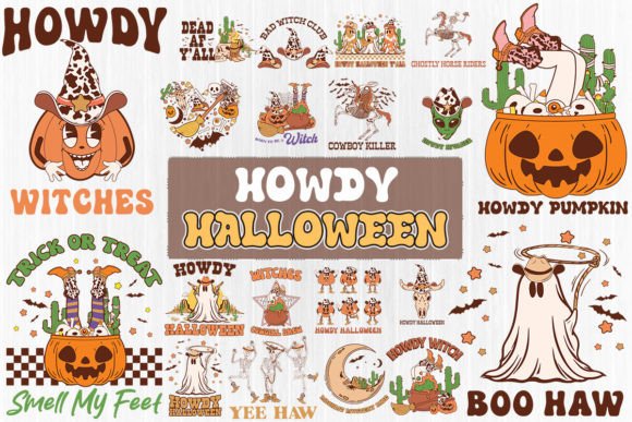Download Howdy Halloween SVG Bundle 20 Designs - Sign Collection