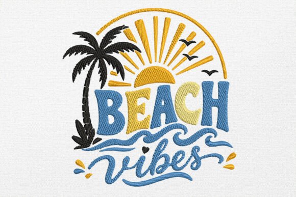 Download Summer Embroidery Design - Sign Collection