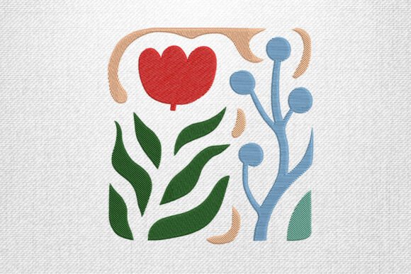 Download Botanical Garden Embroidery Design - Sign Collection