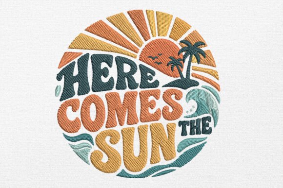 Download Summer Embroidery Design - Sign Collection
