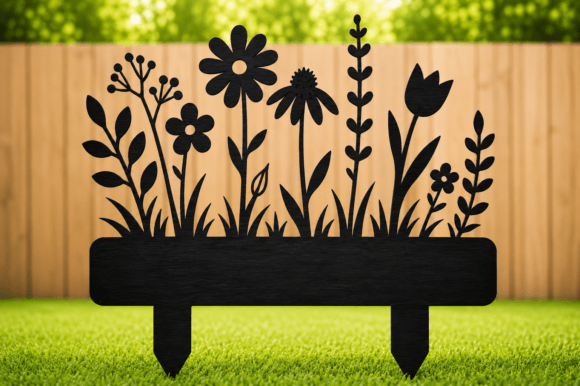 Download Garden Flower Stake Name Sign Laser Cut - Sign Collection