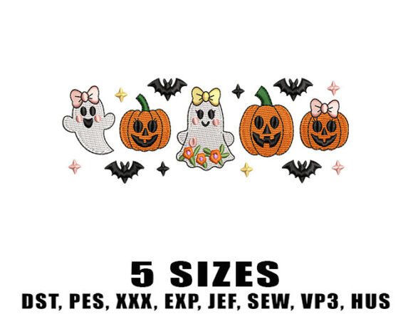 Download Spooky Girly Embroidery Design - Sign Collection
