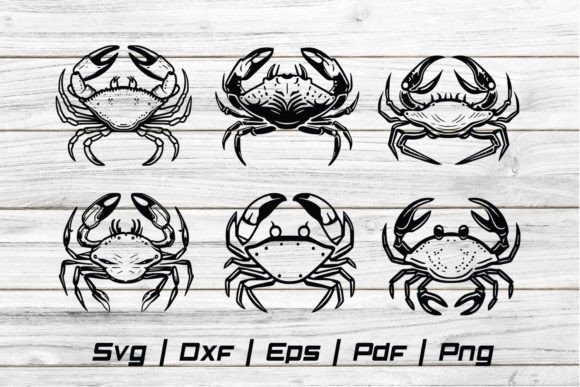 Download Crab Svg Silhouette Cut File - Silhouette Collection
