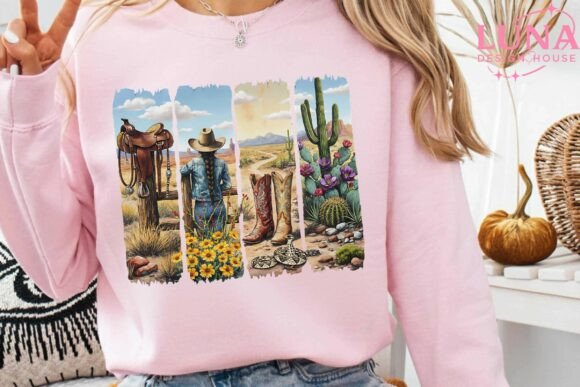 Download Howdy PNG Retro Western Shirt Design - Sign Collection
