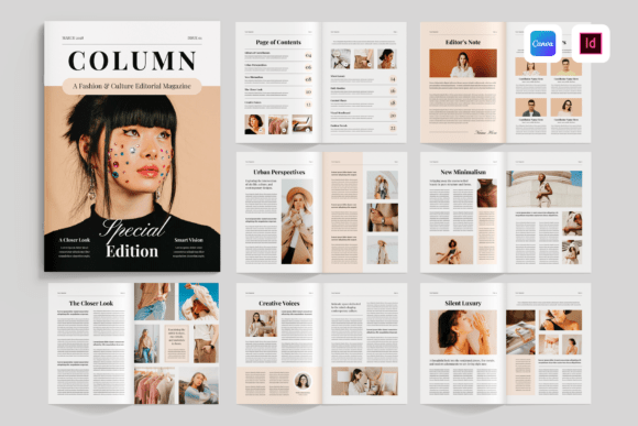 Download Magazine Design Layout | Canva &amp; Indd - Sign Collection
