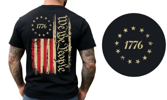 Download 1776 Patriotic USA Flag Design - Sign Collection