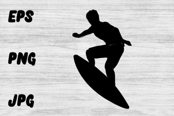 Download Surfer Silhouettes Surfer SVG EPS PNG - Silhouette Collection