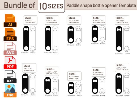 Download Paddle Shape Bottle Opener Template - Template Collection