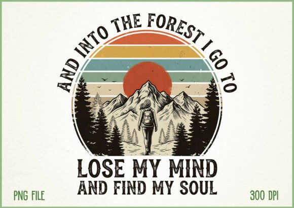 Download Vintage Hiking Nature Adventure Design - Sign Collection