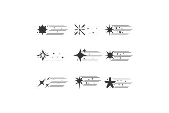 Download Sparkle Star Icon Different Shape Design - Sign Collection
