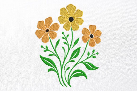 Download Floral Embroidery Design - Sign Collection