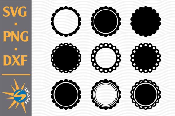 Download Scallop Cỉcle Silhouette - Silhouette Collection