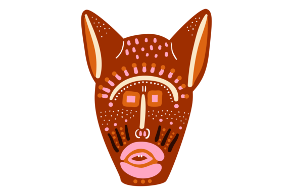 Download African Horse Mask. Ethnic Patterned Ani - Patterned Collection
